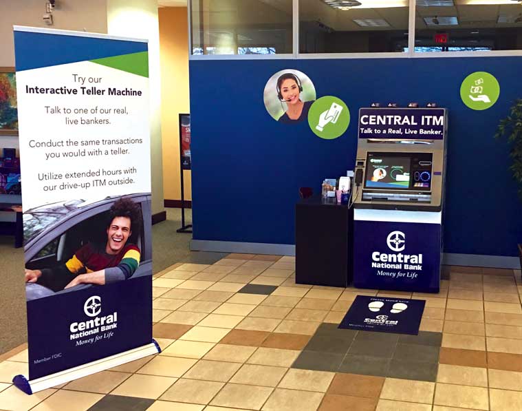 Interactive Teller Machine at Lawrence branch